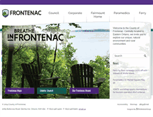 Tablet Screenshot of frontenaccounty.ca